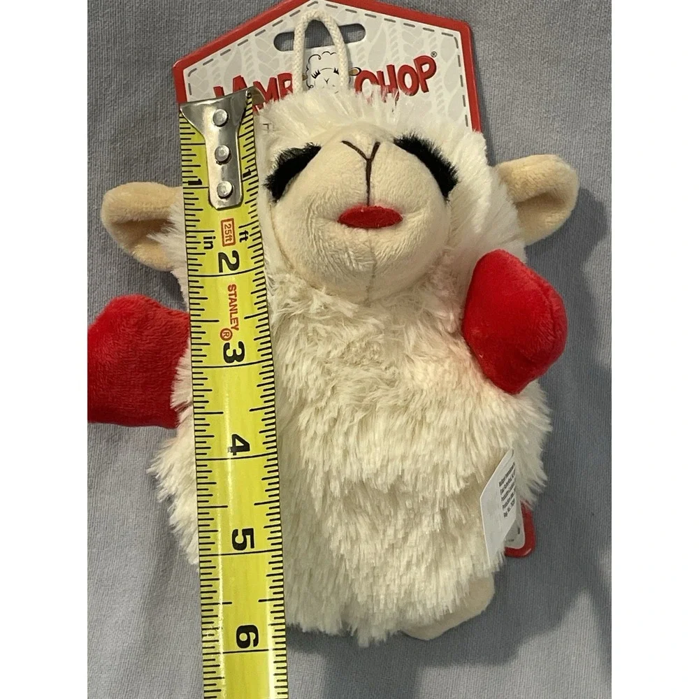 NEW Cute Lamb Chop w/ Bunny Ears Fluffy Dog Costume & Squeak‎ Toy - Size L